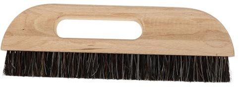 Ipetboom Pennello per Carta da Parati in Setole di Maiale Resistenti al Calore Spazzola Grande in Legno di Faggio Foro per Appendere Strumento per Applicazione su Superfici Lisce e