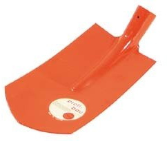 Grabenschaufel Gr.1 Profi-BAU rot Dülle 3/4
