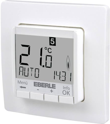 EBERLE Uhrenthermostat Raumregler, FIT 3R ws