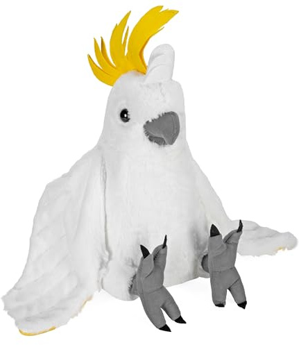Wild Republic Cockatoo Plysch, gosedjur, plyschleksak, gåvor för barn, kramdjur 12 tum (10925)