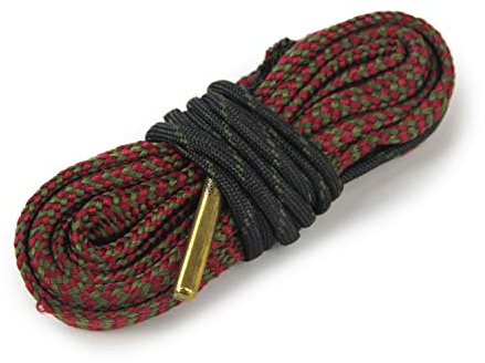 IVEN Laufreinigungsschnur für .17.177.22.223.30.308.30-06.32.38.380.357.35, 9mm.41.44.45kal,/10 12.16, 20 410GA Laufreiniger Gewehr/Pistole/Schrotflinte/Revolver/Flinte (GU12-.243 Kal & 6mm)