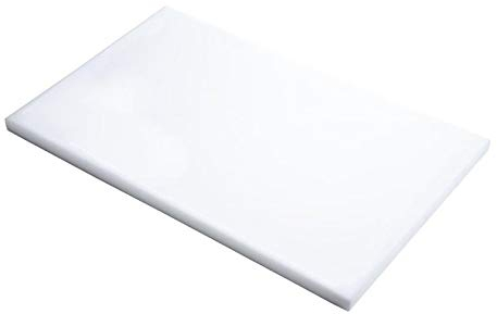 Planche à Découper Professionnelle Blanche en Polyéthylène Haute Densité - GN 1/1 - Gastro M - Polyéthylène