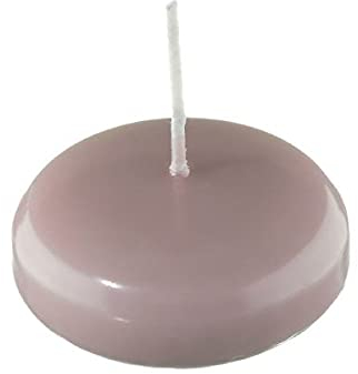 Kopschitz Schwimmkerzen Taupe Rose 24 x Ø 60 mm, 20 Stück