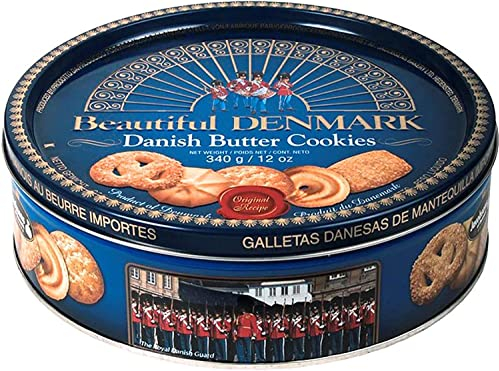 Jacobsens Bakery, Beautiful Denmark Danish Butter Cookies, Biscotti Danesi Originali al Burro 454gr