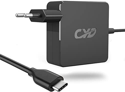65W USB C Ladegerät-Netzteil, CYD USB Type C Notebook-Ladegeräte Geeignet für MacBook Pro/Air,Samsung Galaxy S22/S21,Lenovo thinkpad,HP,Dell XPS,iPhone,ASUS,Huawei Matebook,Xiaomi,Google Pixel
