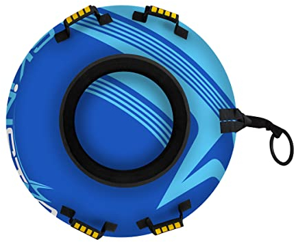 SkinStar Profi Snowtube Ø70cm Schneereifen Rutschreifen Rodel Schlitten Bob blau