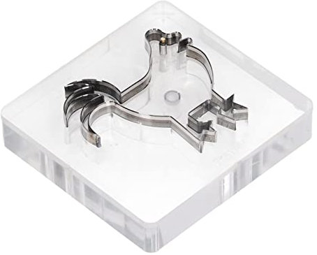 Leder-Schneideform Hühnerform (ca. 67 Mm X 61 Mm) Exquisites Muster Schnelles Perfektes Stanzwerkzeug für die DIY-Verarbeitung, für Leder, Papier, Gummi und Andere Materialien