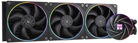 THERMALRIGHT Aqua Elite 360 ARGB V2 CPU Wasserkühler, 360mm Aio CPU Kühler, 3 x120mm PWM Lüfter, S-FDB Lager, ARGB Fine Aperture Effect, für AM4/AM5, Intel LGA1150/1151/1200/1700/1851