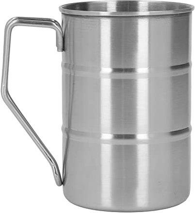 ANKROYU Tazza da Caffè, Tazza da Caffè in Acciaio Inossidabile Boccale da Birra di Grande Capacità Tazza Marrone Bicchiere da Cocktail Boccale da Birra in Acciaio Inossidabile Adatto Per Il Bar di Cas