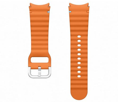 Samsung Sport Band (S/M) ET-SNL30 für die Galaxy Watch7 | Uhrenarmband, Sport Armband, Original Zubehör, elastisch, langlebig, guter Sitz, Orange