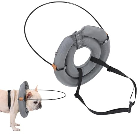 de colisión para Mascotas, Collar de para Perros Ciegos, Collar anticolisión Ajustable para Mascotas, protección Ocular, Suministros para Mascotas para Personas con discapacidad Visual