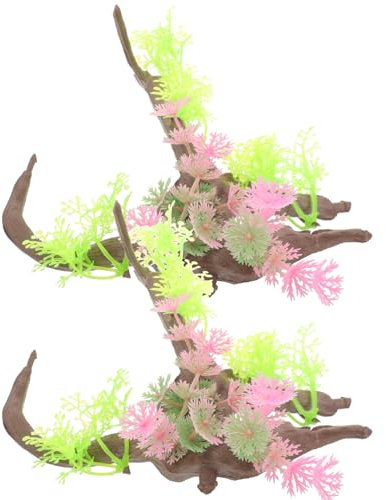 YARNOW 1 Satz Künstliche Wasserpflanzen Stöbern Korb Deckel Zahlen Große Schüssel Steht Max Aquarium Dekoration Artificial Tree Kunstplflanze Aquarium-dekore Gras Für Aquarien Plastik 2st