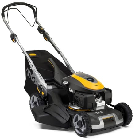 STIGA Twinclip 955 V Self-Propelled Petrol Lawn Mower – 167cc Honda GCVx170 Engine, 53cm Cutting Width, 4-in-1 Cutting, 70L Grass Collector, Speed Variator