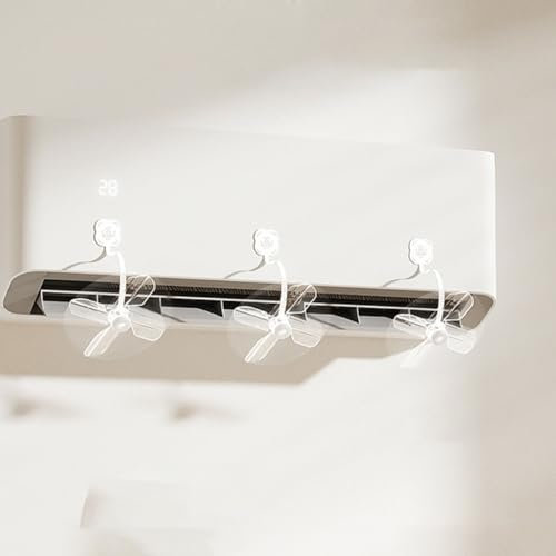 JSFYJZYZ Deflector Aire Acondicionado Split con Flujo de Aire Ajustable, diseño anticondensación, fácil de Instalar para Sala de Estar y Dormitorio