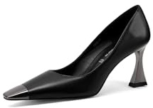 QUEEN HELENA Décolleté Eleganti Scarpe con Tacco Alto Donna K4058 (Nero, Sistema Taglie Calzature EU, Adulto, Donna, Numero, Media, 40)