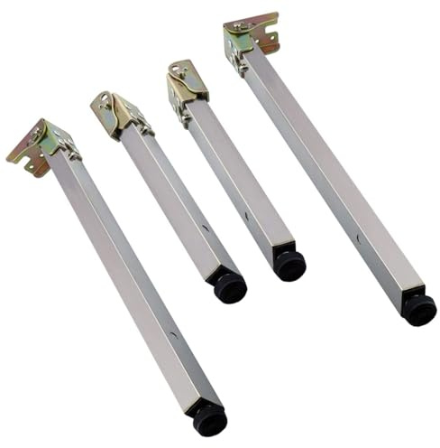 Adjustable Folding Table Legs - 16-47 Inch Height, Stainless Steel Metal Support for Dining Tables, Chairs & Cabinets - Perfect Replacement for Coffee Tables (One Color 70CM/27.6IN)