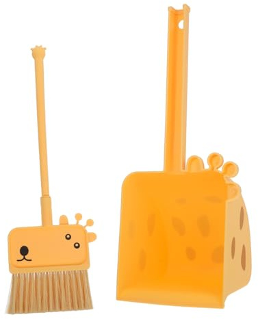 LOLIPPYY Limpieza Infantil con Escoba y Recogedor Mini de Diseño para Juguete de Simulación para Mejorar Habilidades y Fomentar Hábitos de Limpieza Cocina Baño y Cuidado de Mascotas