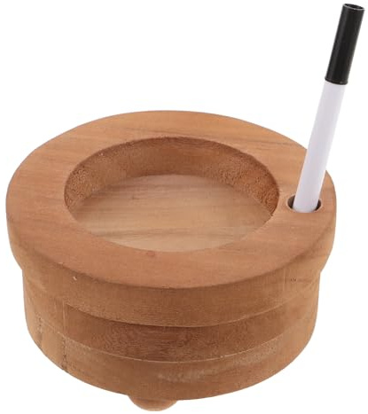 MUELODSIC Dispensador de Tazas de café para Oficina dispensador de Tazas rústico de encimera portavasos de baño de Madera