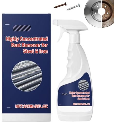 Quorven Spray Antirouille Robuste Pour Métal, Quorven Rust Remover Spray, Highly Concentrated Steel Rust Remover, Convertisseur De Rouille,Détachant Instantané Pour L'entretien De Voiture,237 ml (1PC)