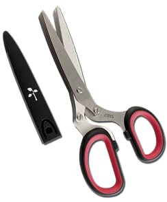 KIRIE TIJERAS PARA HIERBAS AROMÁTICAS CON LIMPIADOR DE ACERO INOXIDABLE Y MANGO SOFTTOUCH