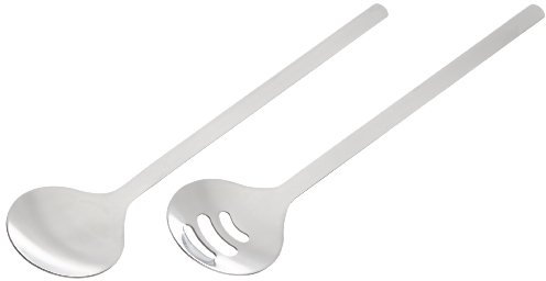 Fackelmann Nirosta - Cubiertos para Servir Ensalada de Acero Inoxidable, 26 centímetros