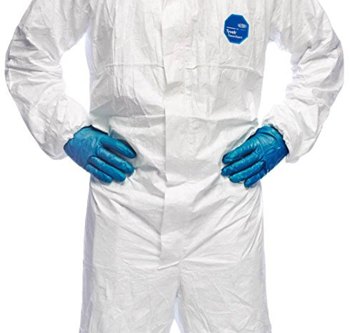 Type 5/6 Disposable Coveralls, Asbestos Coveralls, Paint Spray Coveralls (Large X 1 Coveralls)