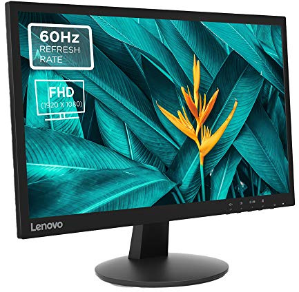 Lenovo C22-10 21.5 Inch FHD Monitor (TN Panel, 60 Hz, 5 ms, HMDI, VGA) – Quick Release Tilt Screen, Black