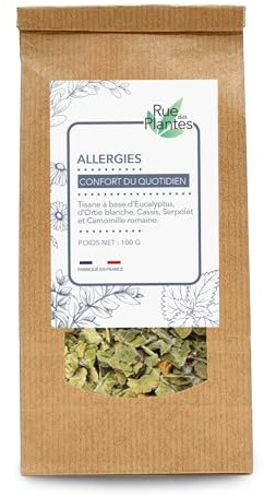 RUE DES PLANTES - Tisane Allergie 100g | Confort Saisonner | 100% Naturelle