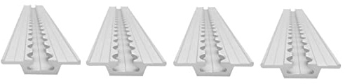 lasiprofi Airlineschiene Flügel Oben: 60 x 11 mm, 1.500 mm, 3er Set | Zurrschiene | 150 cm | kompatibel mit Fittingen | Silber eloxiert | für Transporter, Wohnwagen, Sprinter UVM. | Aluminium | 1,5 m