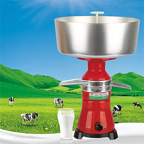 Separatore centrifugo per crema di latte, Centrifuga per burro da cucina con separatore di panna elettrico, Macchina scrematrice per panna professionale, 50L/H per trasformare il latte crudo o intero