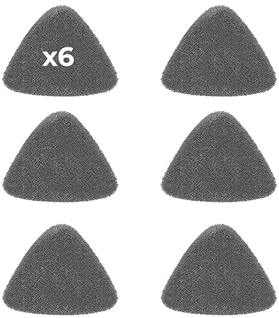 6 Recambios para mopa Triangular 360º Mopas de Limpieza Suelos, Mopa Triangular Giratoria, Fregona Microfibra