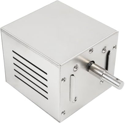 Queeucaer Set di spiedini per barbecue in acciaio inox, motore elettrico, girarrosto, motore per barbecue, HSYXF-1870-EU-DKTD
