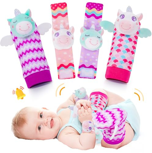 Wootoyz Juguetes Bebes 0 3 6 9 12 Meses, Sonajeros Bebe 0-12 Meses Unicornio Juguetes Regalos Bebe Niña 0-12 Meses Montessori Bebe 0-12 Meses Bebe Juegos 0-12 Meses Juguetes para Bebes 0-12 Meses