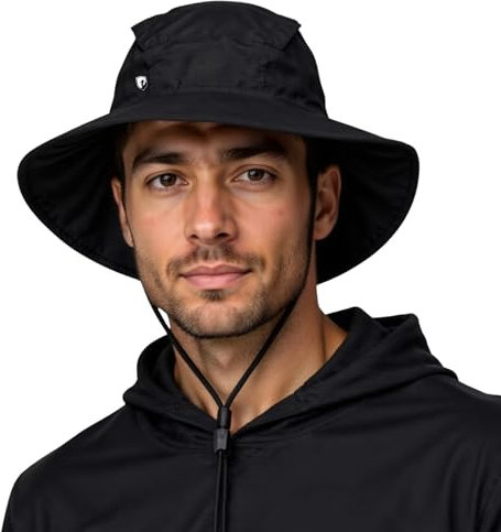 ALPIN LOACKER Wasserdichter Regenhut – Atmungsaktiver Outdoor Hut für Herren & Damen – Nachhaltiger Wanderhut aus 100% recyceltem Polyester – Perfekt für Camping, Trekking, Wandern & Alltag, L-XL