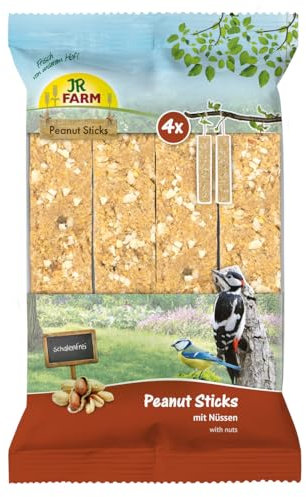 JR Farm Garden Peanut Sticks mit Nüssen (Erdnussbutter) 640 g