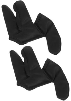 Beaupretty 2 Stück Hitzeschutzhandschuhe Mit Drei Fingern Für Lockenstäbe Und Glätteisen Leicht Tragbar Für Salon Und Heimgebrauch Haar-locken-finger-abdeckung Hitzeschutz