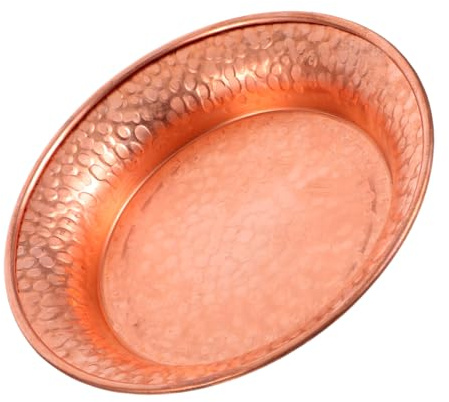 Yardenfun Ciotola Di Rame Martellata A Mano Ciotola Decorativa in Rame Rituale Buddista Creativa Unica Per Offerte Sacrificali Fornitura Per Offerte Di Feste