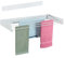 Relaxdays Tendedero de Pared, Plegable, 15x100x50cm, Interior, y Exterior Tenderete Ahorra Espacio, Secador Ropa, Blanco, L