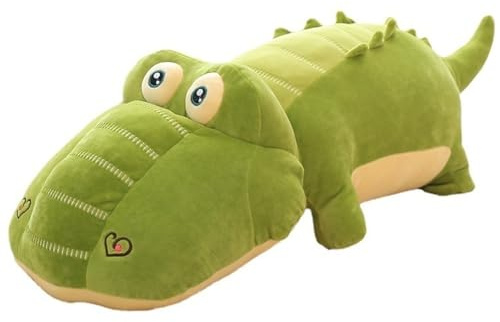 Krokodil Plysch, Mjuka Gosedjur Kramande Kudde Gosig Grön Alligator Plyschleksak För Barns Avslappning Och Lindring(40cm/15.75in)