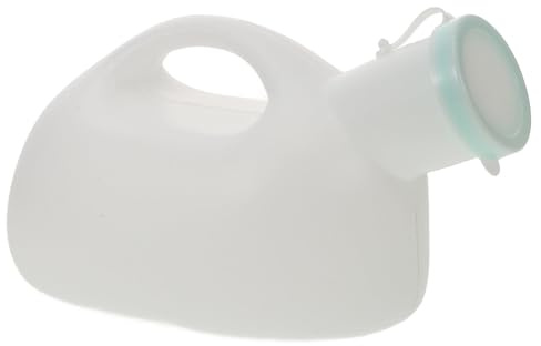 HONITANO Männer Urinal 2000ml Auslaufsicherer Kunststoffbecher Mit Deckel Für Bettenpflege Auto Und Outdoor Nutzung