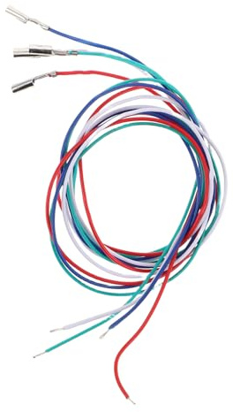 Generic Cable de Repuesto para Cabezal de Tocadiscos, Juego de 4 Cables Estéreo de 15 Cm, Transmisión de Audio Estable para Fonógrafos y Tocadiscos