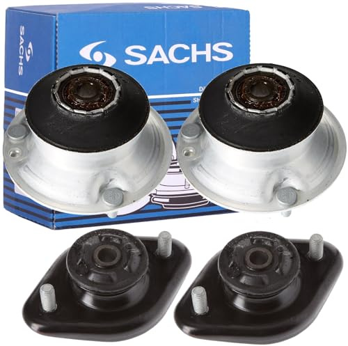 4x Sachs Federbeinlager Domlager vorne hinten | passend für 3er E46 Kompatibel mit 3 (E46),3 Compact (E46),3 Coupe (E46),3 Touring (E46)
