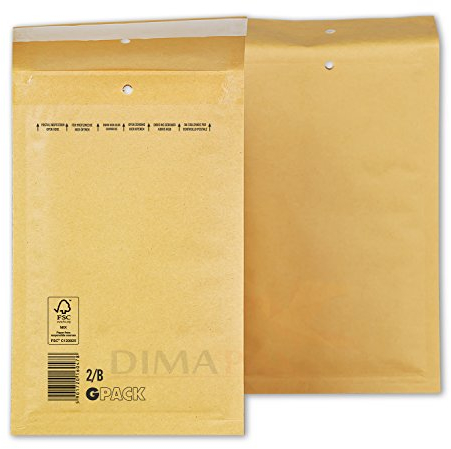 Luftpolstertaschen Versandtaschen braun weiß alle Größen wählbar dimapax (400 x B2, braun)