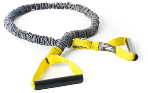 DITTMANN Premium Body Tube Expander Fitnessband Nylonummantelung gelb/leicht