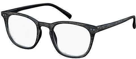 Retro-Lesebrille, Progressive Multi-Fokus-Brille, Holzoptik, Flexible Federscharniere, Nah-Fern-Dual-Use-Lesegerät, Anti-Augen-Ermüdung/Anti-Kratzer/Anti-Verschmutzung