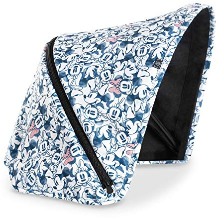 hauck Disney Grande Capote Pare Soleil pour Poussette Citadine Swift X / Protection Solaire UPF 50 + / Fenêtre de Ventilation / Facile à Installer / Nombreux Designs Disponibles / Minnie