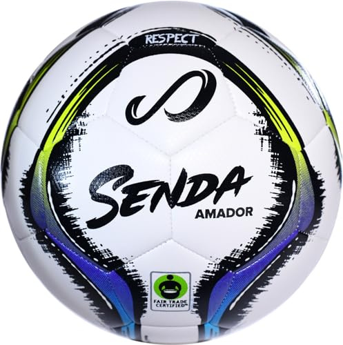 SENDA Amador Training Soccer Ball, Fair Trade Certified, Purple, Size 5 (Ages 13 & Up)