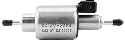 Tongdejing Bomba de combustible universal para aparcamiento de aire de coche, bomba de medición de combustible de 12 V24 V, bomba de combustible eléctrica en línea diésel para 2 – 5 kW Webasto