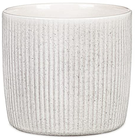Scheurich Solido Linea Pot de fleurs en céramique, couleur perla, 17,6 cm de diamètre, 16 cm de haut, 3,1 l de vol.
