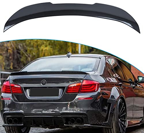 AOKAILI Rear Carbon Fiber Trunk Spoiler Wing Compatible with 2010 2011 2012 2013 2014 2015 2016 BMW 5 Series F10 Sedan & F10 M5（PSM Style）